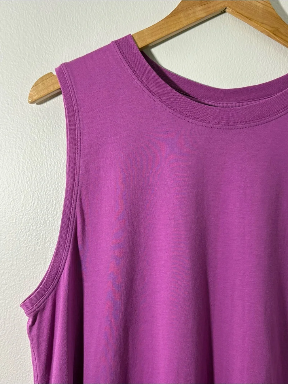 Lululemon “All Yours” vivid purple sleeveless athletic tank top (size 12/14)